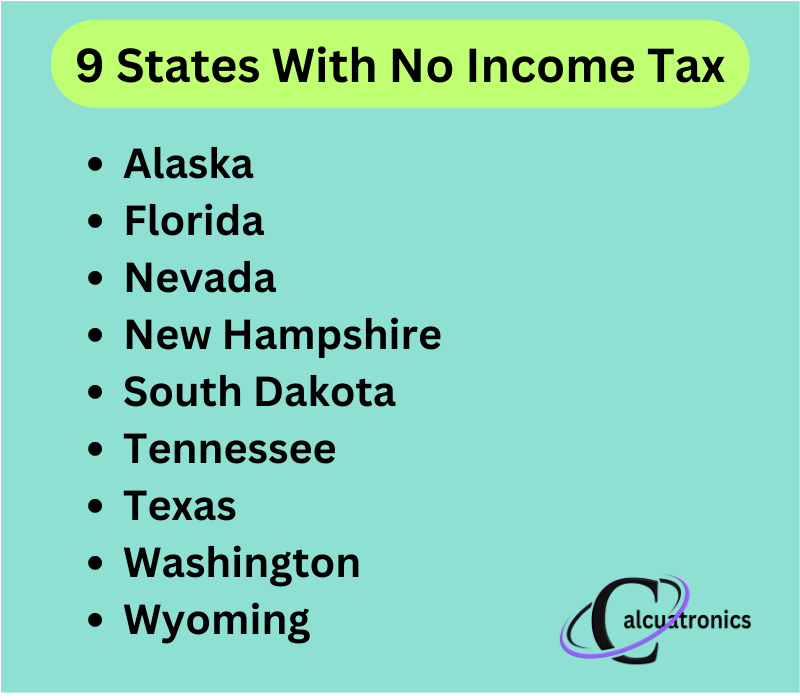 State Taxes and Tax-Friendly States: 9 States With No Income Tax